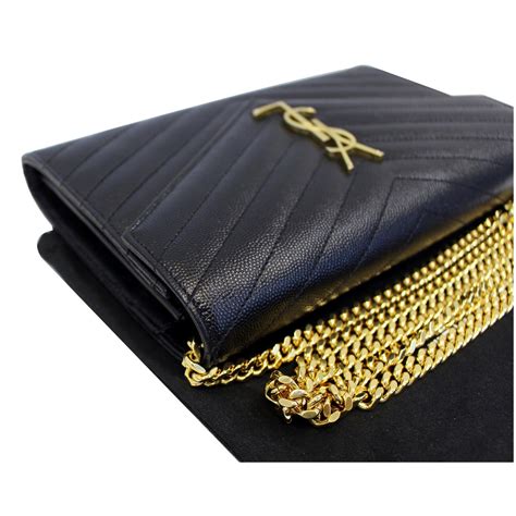 yves saint laurent wallet on chain review|yves saint laurent wallets men's.